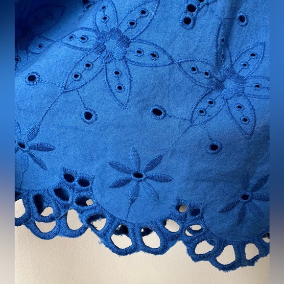 Anthropologie Tallulah Puff Sleeve Eyelet Mini Dress, Size XS - Picture 9 of 14